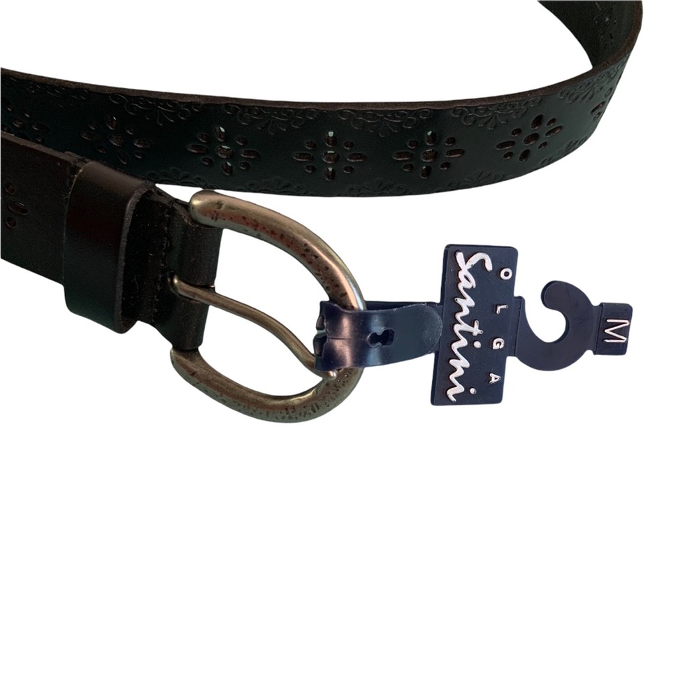 Olga Sabrina  Belt M NWT Black with Cut out Design sku8